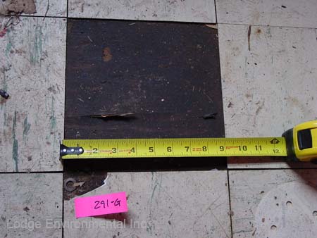 Asbestos black mastic
